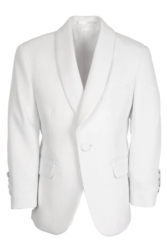 "Hamilton" Kids Tuxedo Jacket Shawl (Separates) by Tux-USA
