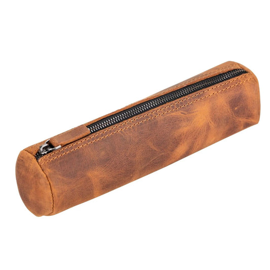 Handmade Genuine Cow Leather Pencil Case by TORONATA