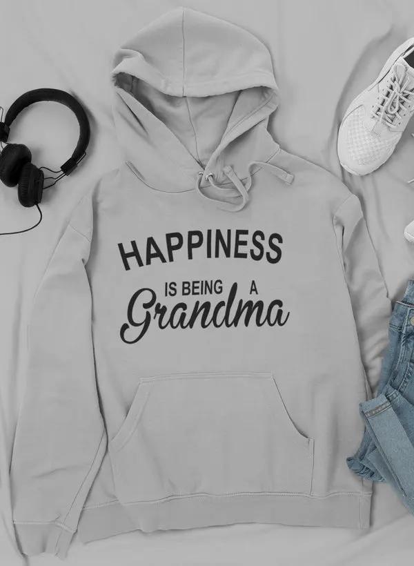 Happiness Is Being A Grandma Hoodie by Merch
