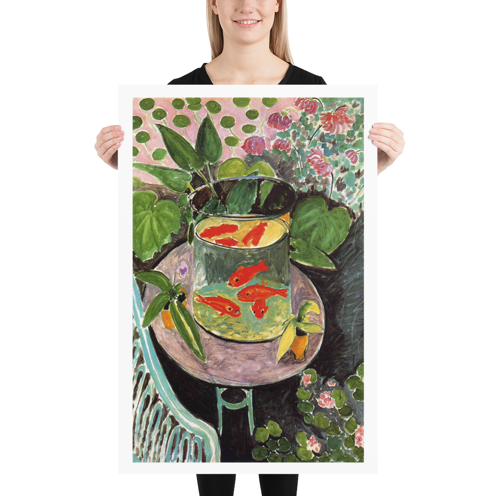 Henri Matisse, Goldfish, 1912 artwork poster by Art-O-Rama Shop