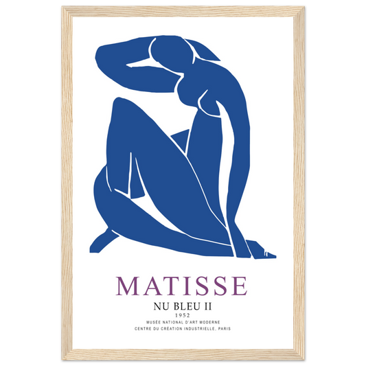 Henri Matisse Nu Bleu II (Blue Nude II) 1952 artwork poster by Art-O-Rama Shop