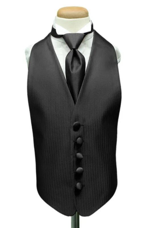 Herringbone Kids Tuxedo Vest by Tux-USA
