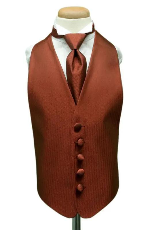 Herringbone Kids Tuxedo Vest by Tux-USA