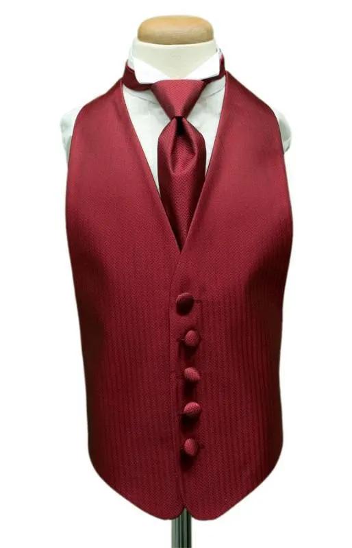 Herringbone Kids Tuxedo Vest by Tux-USA