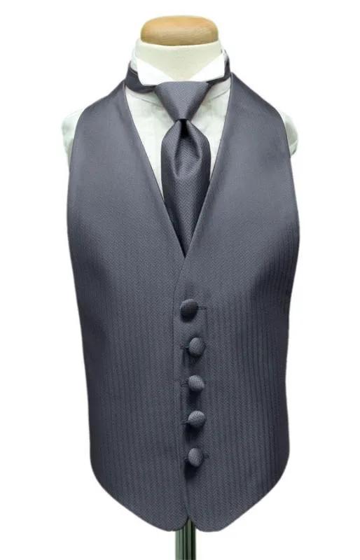 Herringbone Kids Tuxedo Vest by Tux-USA