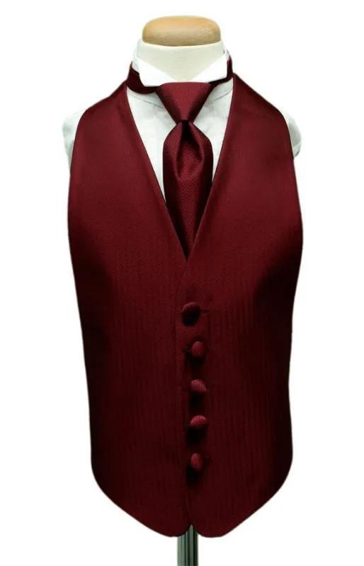 Herringbone Kids Tuxedo Vest 2 by Tux-USA