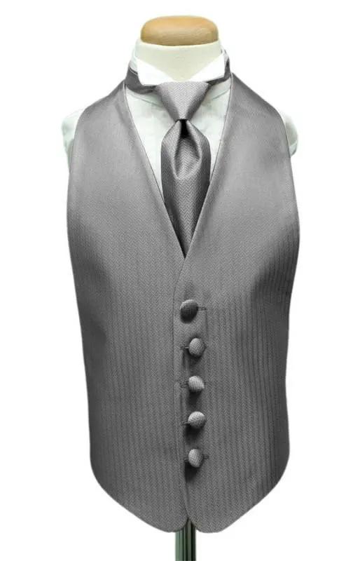 Herringbone Kids Tuxedo Vest 2 by Tux-USA