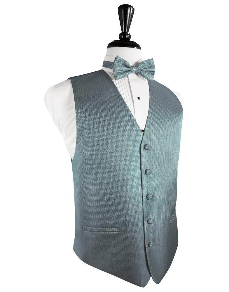 Herringbone Tuxedo Vest 2 by Tux-USA