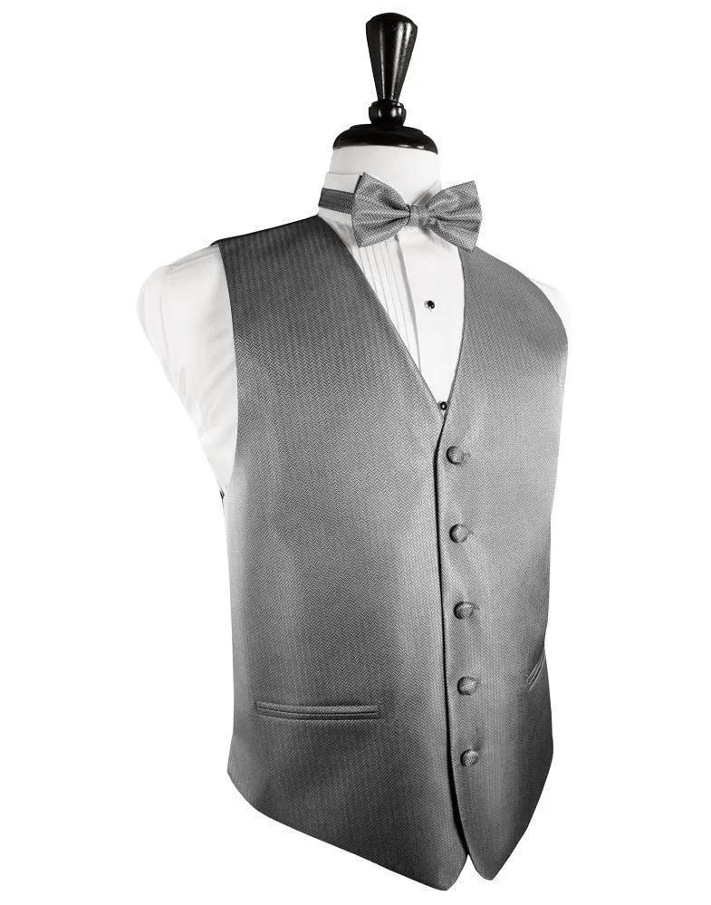 Herringbone Tuxedo Vest 6 by Tux-USA
