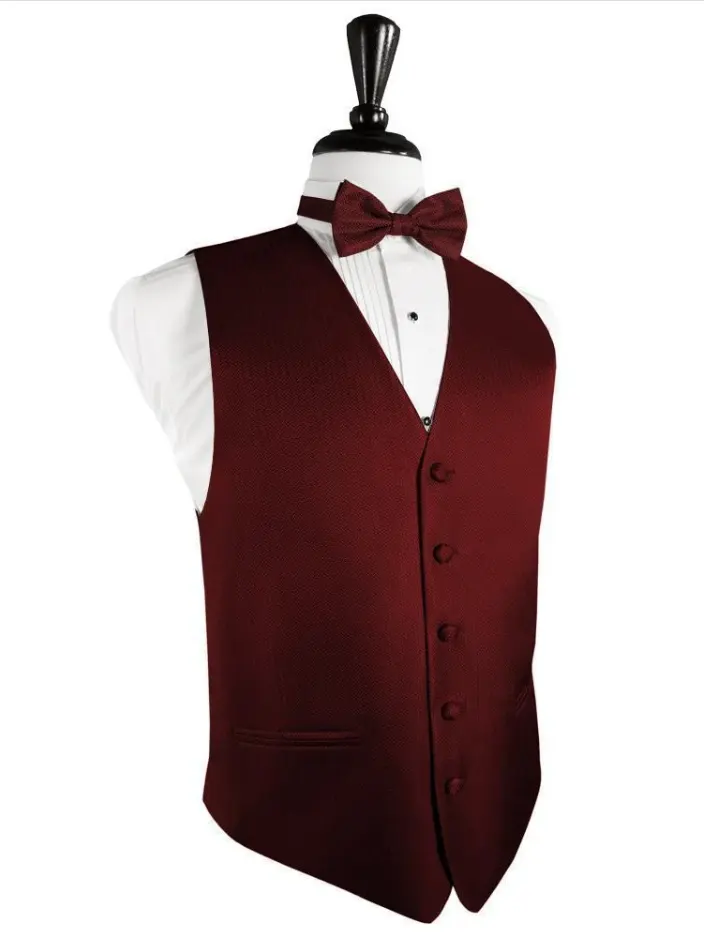 Herringbone Tuxedo Vest by Tux-USA