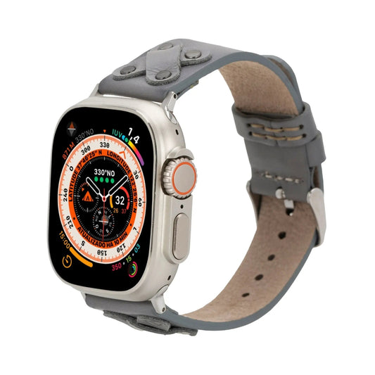 Hulett Leather Bands for Apple Watch 9, Ultra 2 & SE by TORONATA