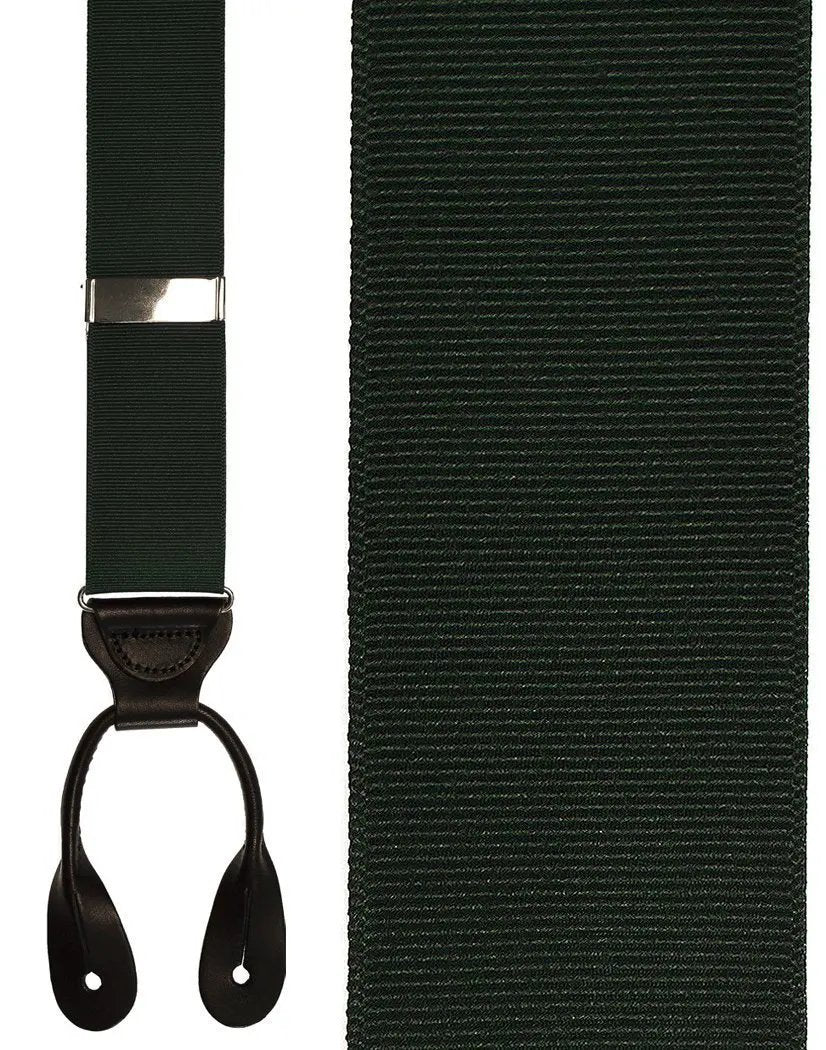 "Grosgraine Ribbon II" Suspenders 1.5 Width by Tux-USA