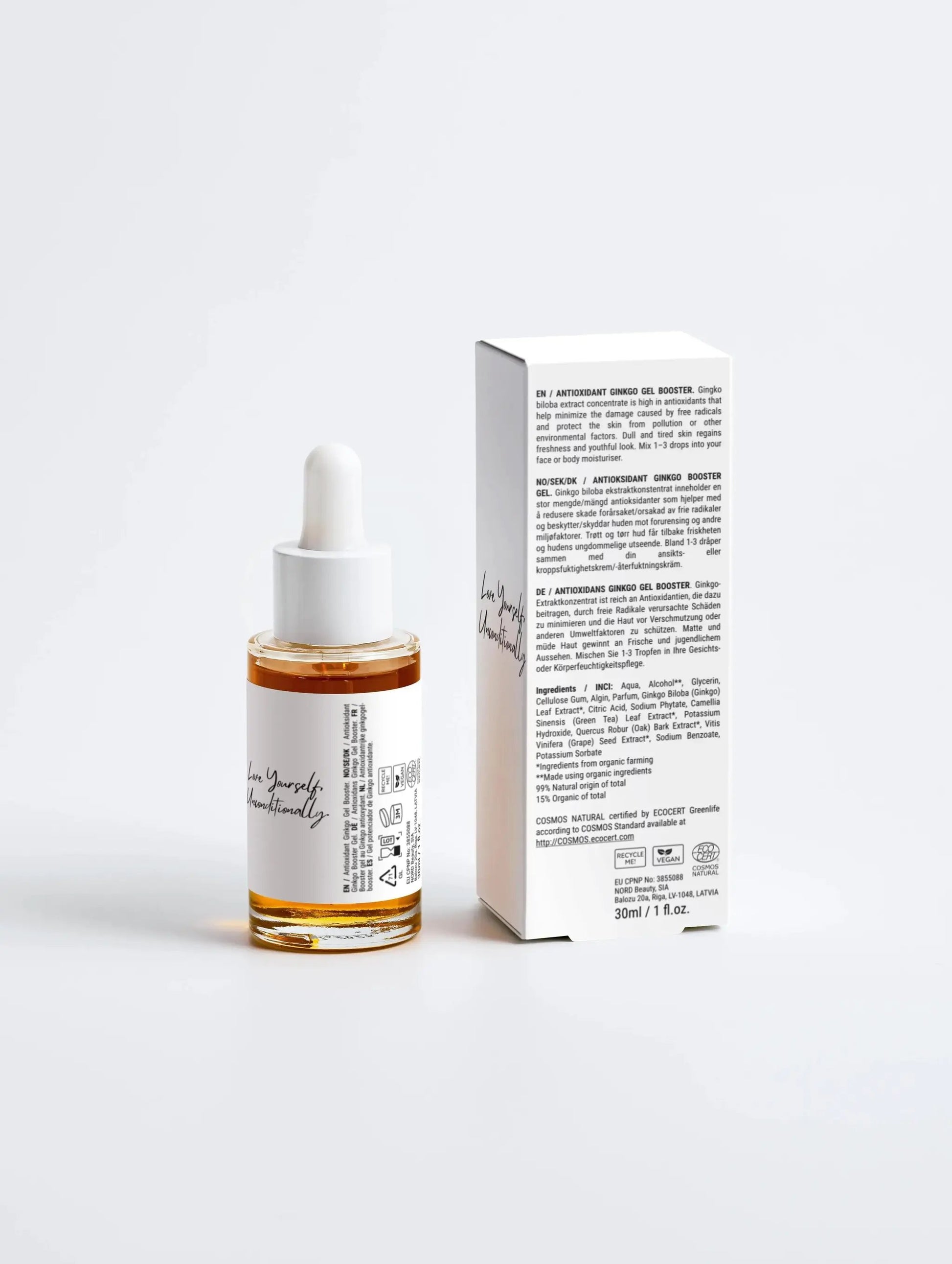 Ginkgo Booster - Mindful Radiance - Antioxidant Ginkgo Gel Booster by Selfnamed
