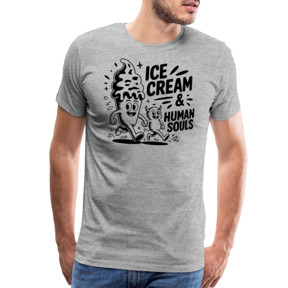 Ice Cream & Human Souls – vintage Cartoon Horror t-shirt by Art-O-Rama Shop