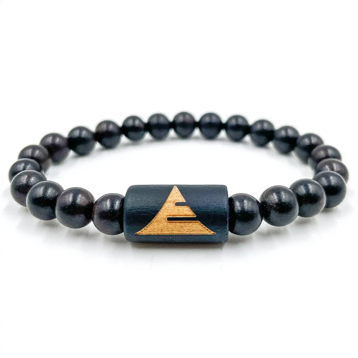 Solid - Ebony Blackwood Mala Beaded Bracelet by Everwood Original