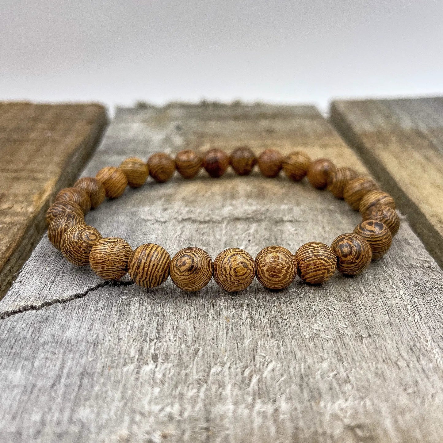Union - Zebrawood Mala Beaded Bracelet by Everwood Original