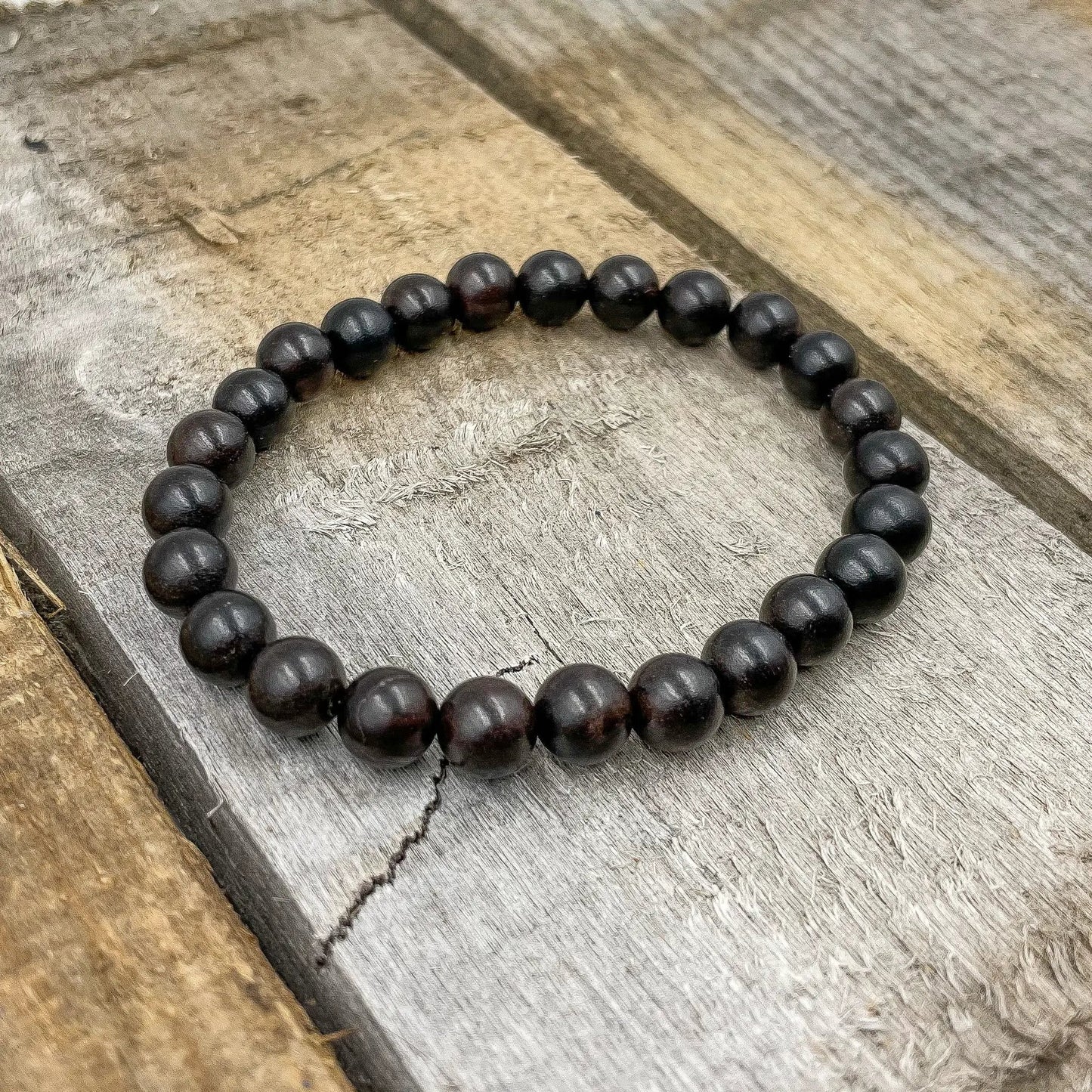 Union - Ebony Blackwood Mala Beaded Bracelet by Everwood Original