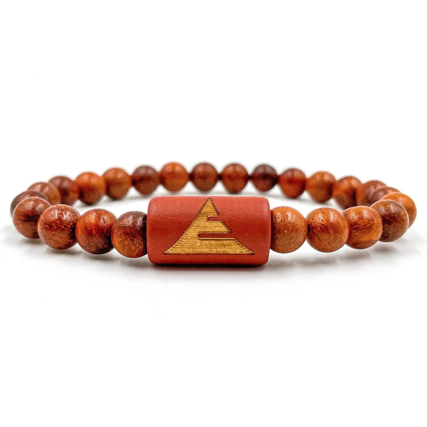 Solid - Red Rosewood Mala Beaded Bracelet by Everwood Original