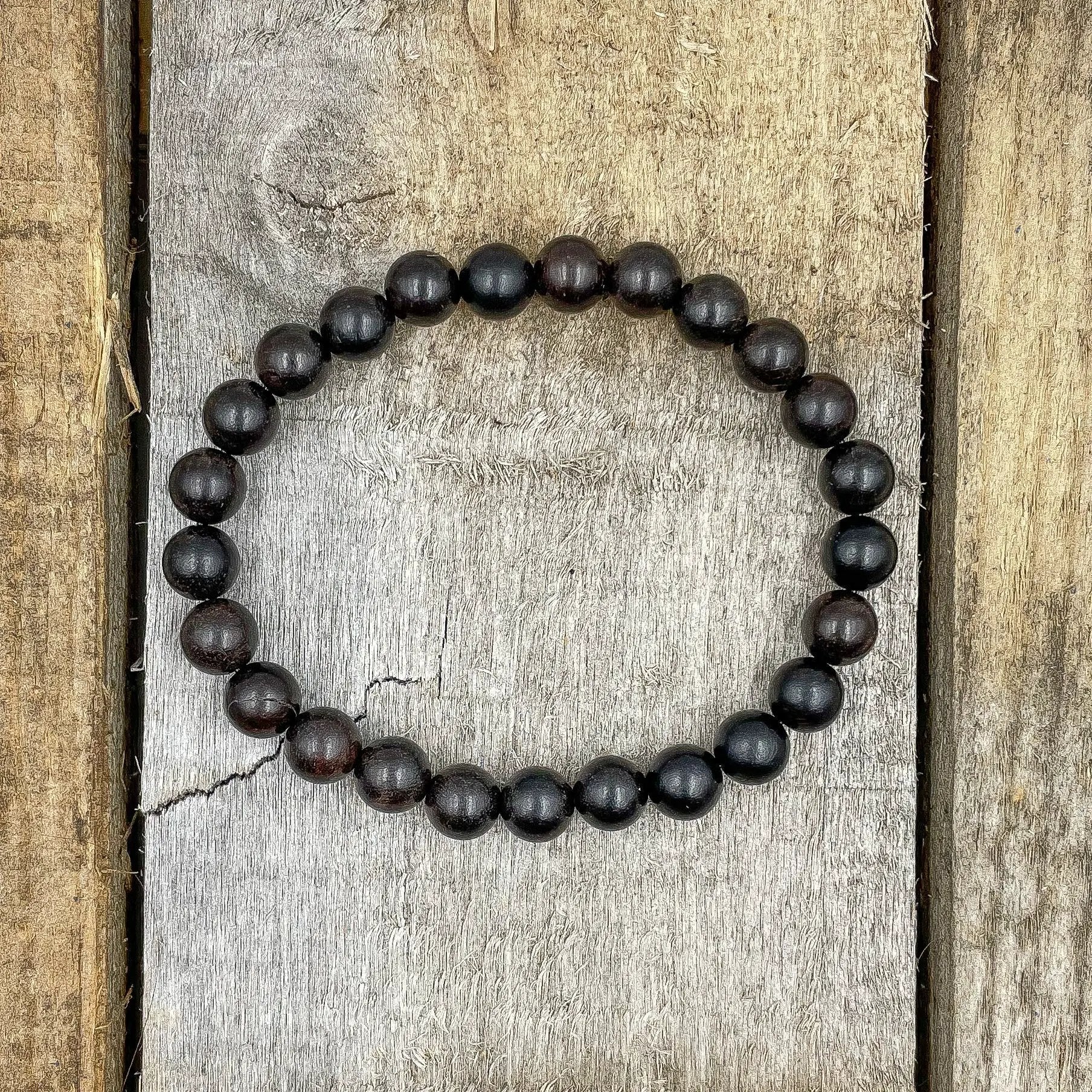 Union - Ebony Blackwood Mala Beaded Bracelet by Everwood Original