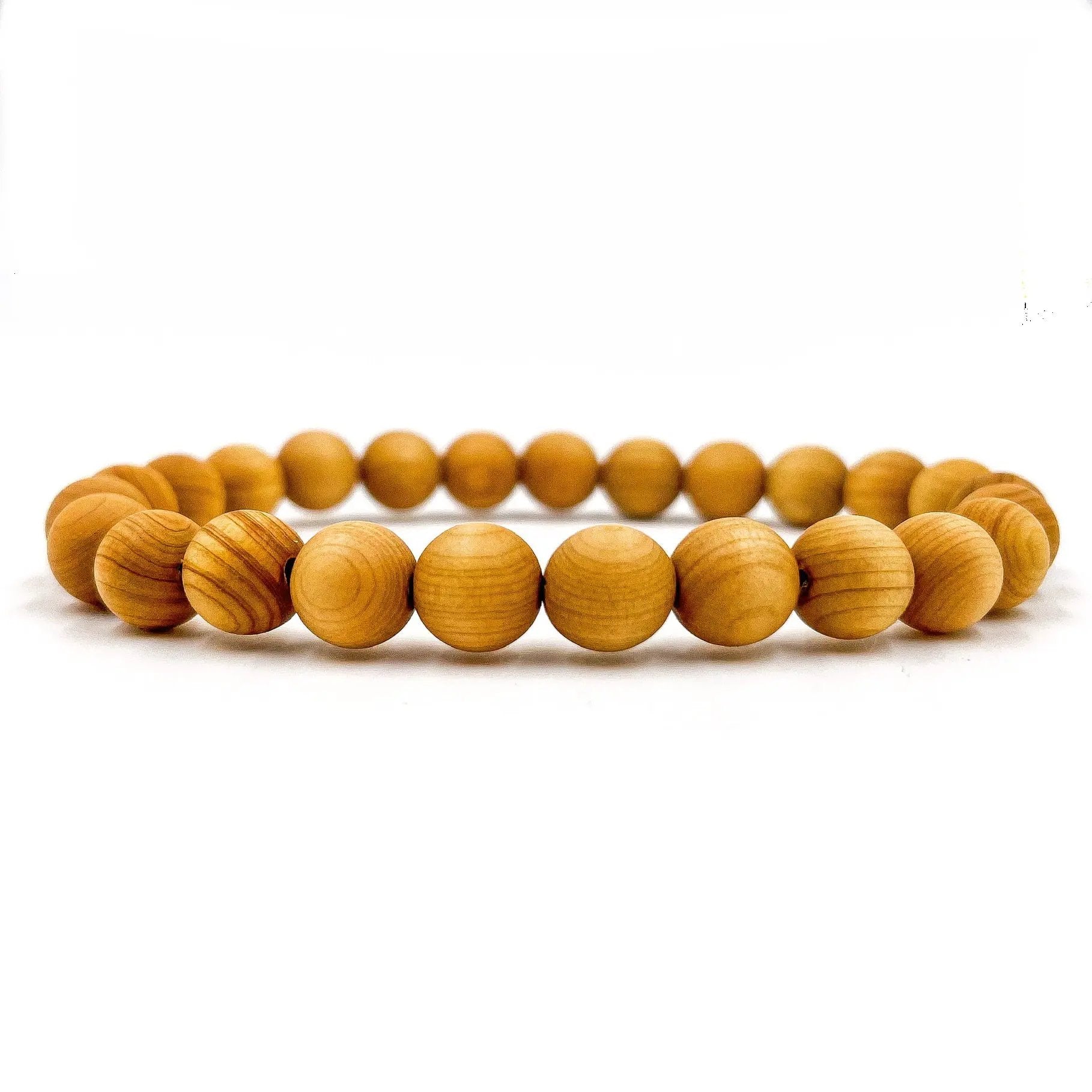 Union - Cedar Wood Mala Beaded Bracelet by Everwood Original