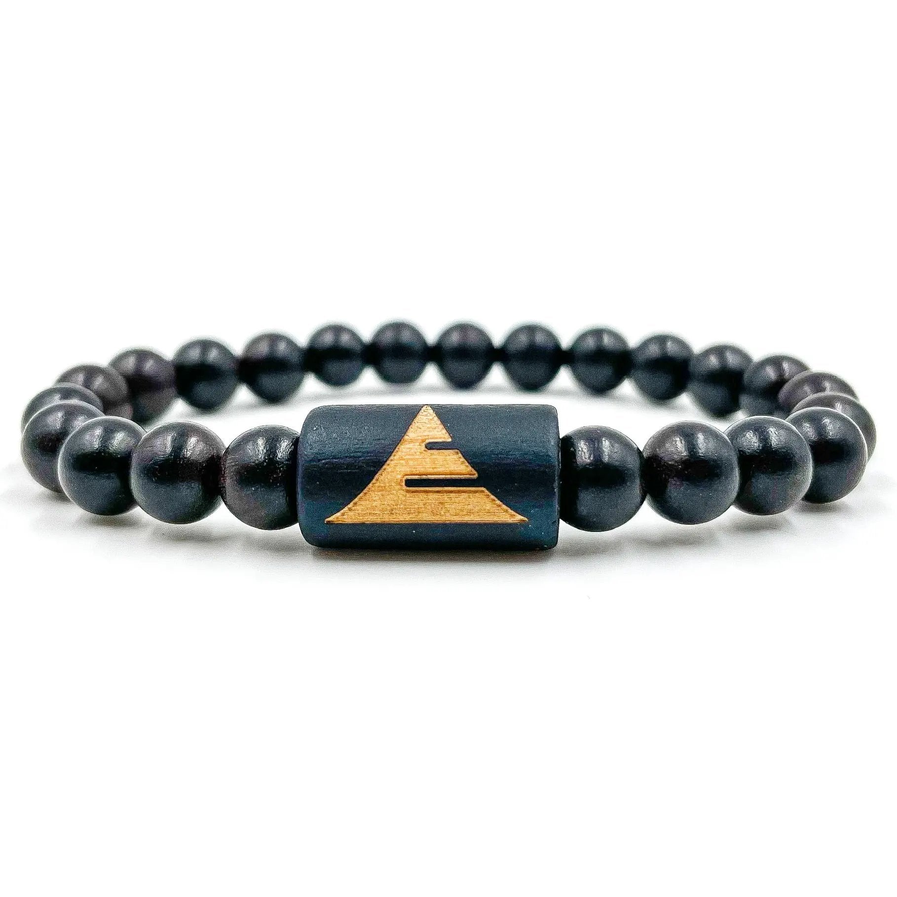 Solid - Ebony Blackwood Mala Beaded Bracelet by Everwood Original