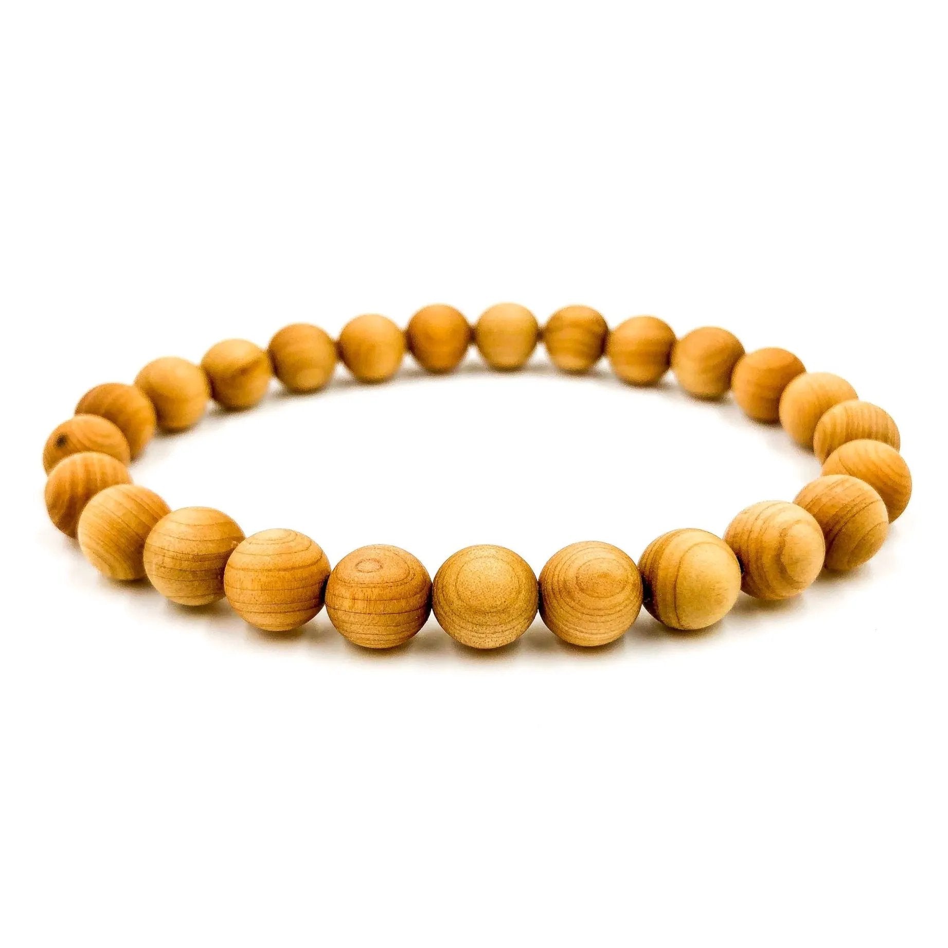 Union - Cedar Wood Mala Beaded Bracelet by Everwood Original