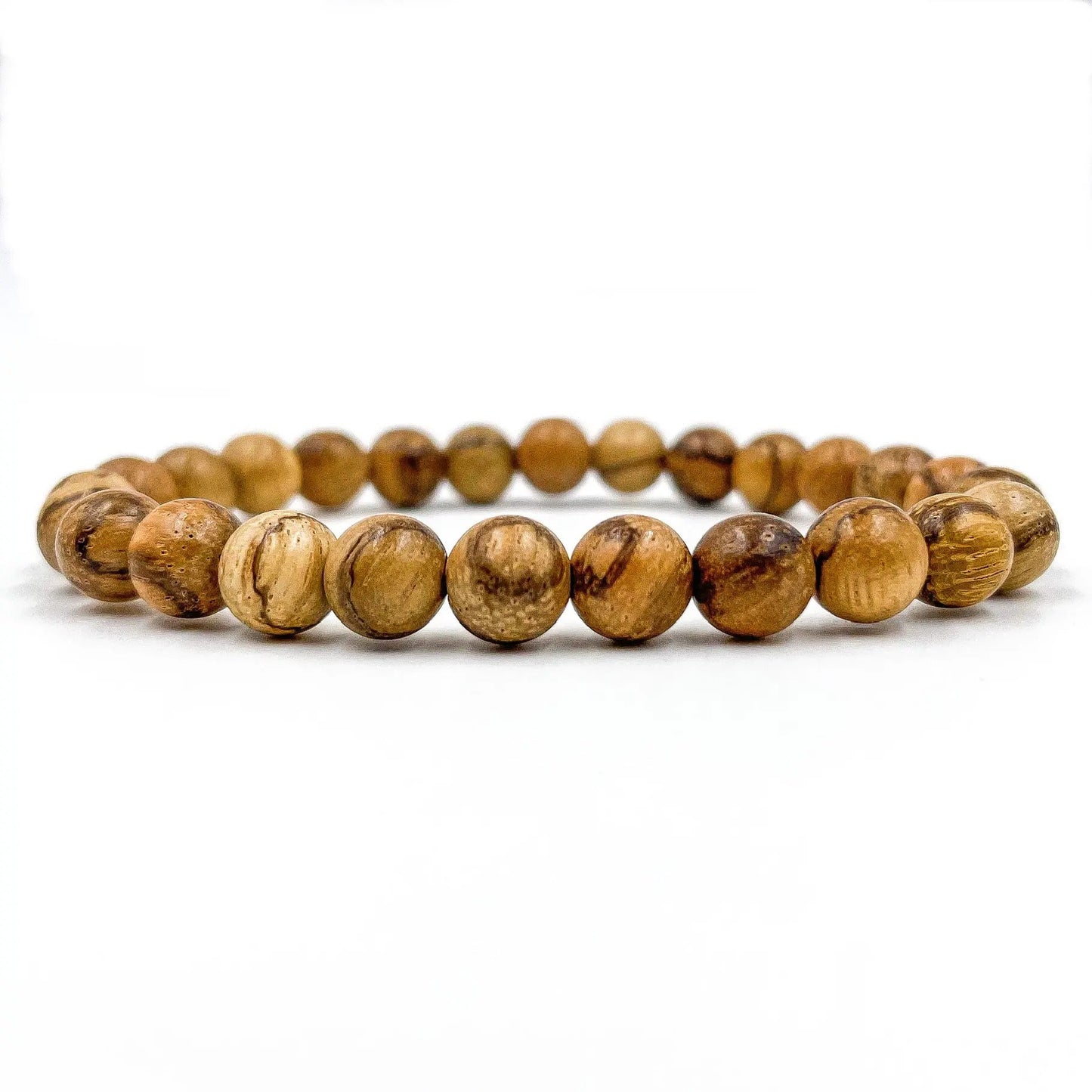 Union - Light Brown Sandalwood Mala Beaded Bracelet by Everwood Original
