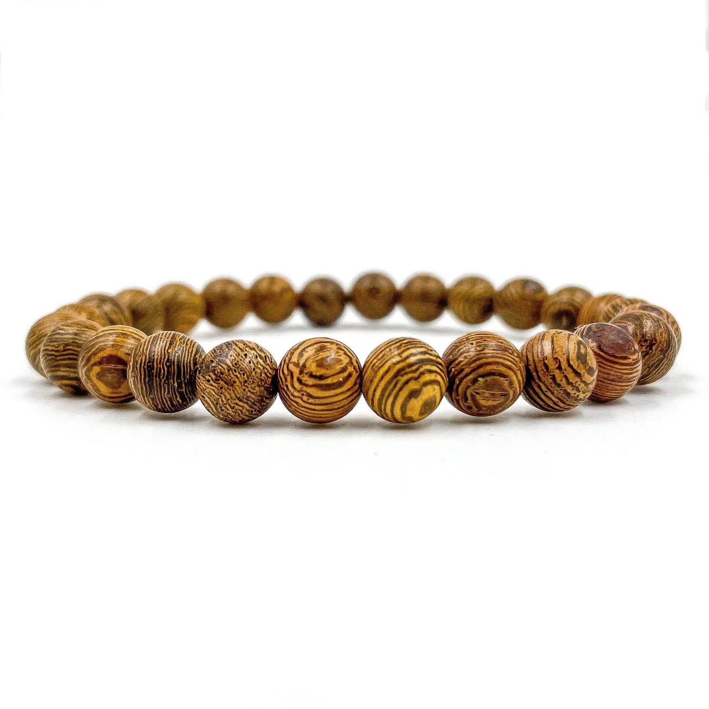 Union - Zebrawood Mala Beaded Bracelet by Everwood Original