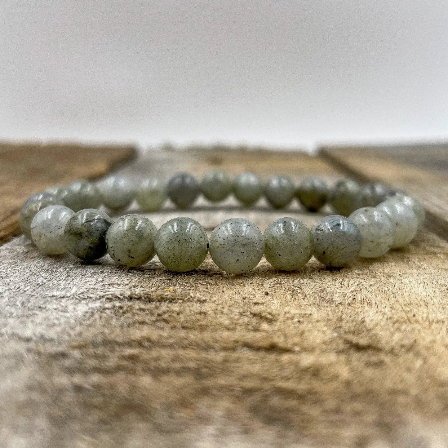 Union - Labradorite Gemstone Beaded Bracelet by Everwood Original
