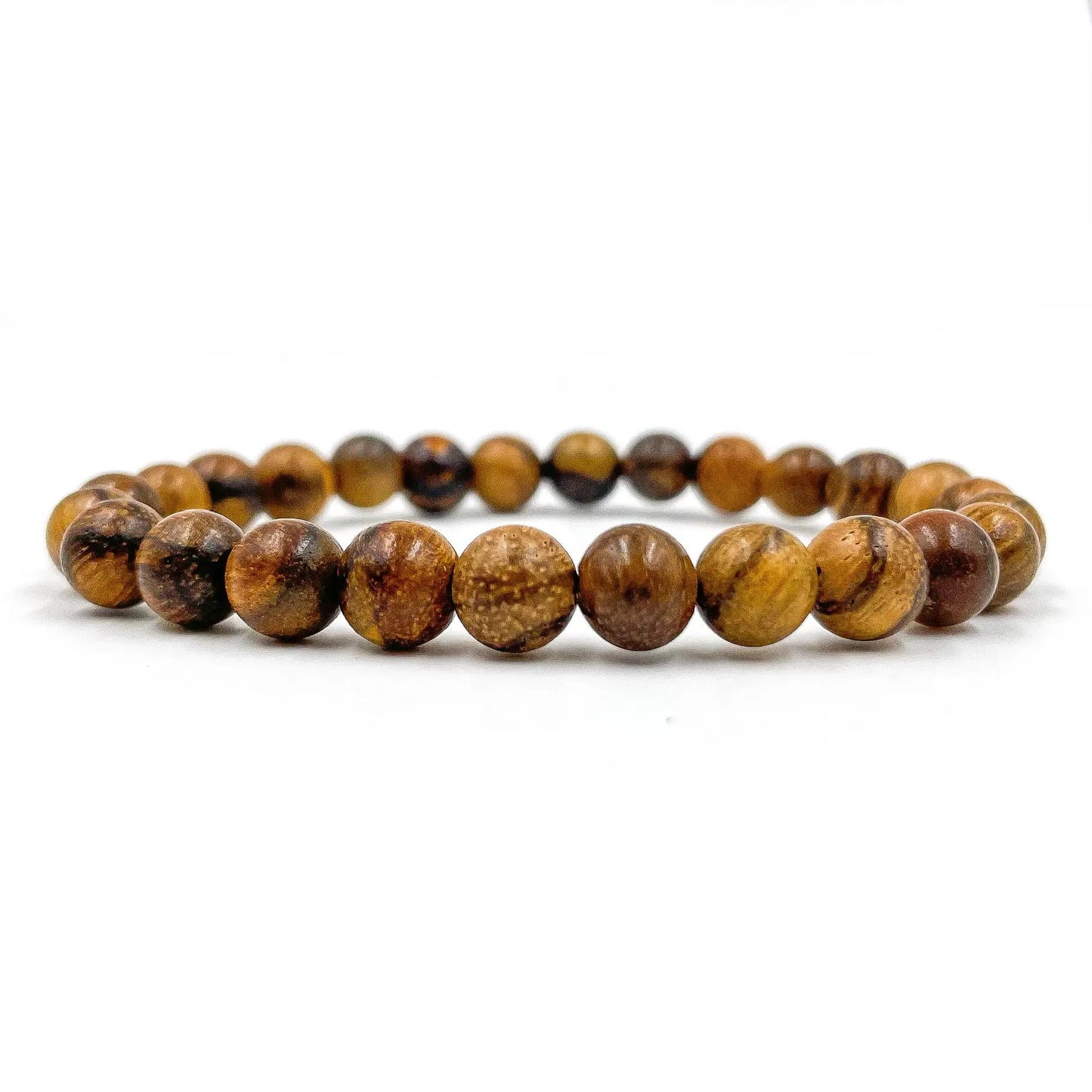 Union - Dark Brown Sandalwood Mala Beaded Bracelet by Everwood Original