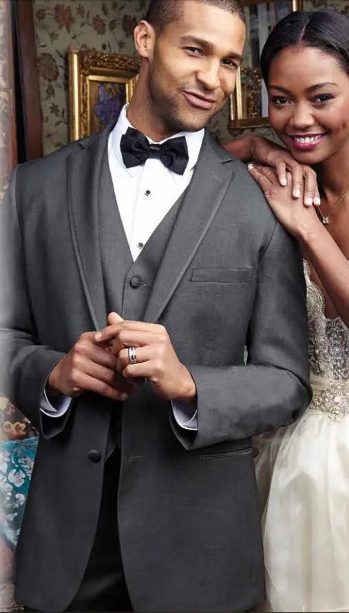 "Infinity" Steel Grey Tuxedo Jacket Notch (Separates) by Tux-USA