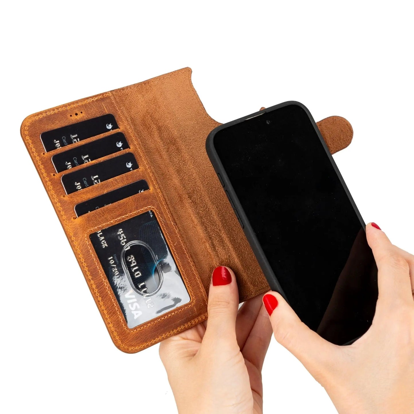 Casper Leather iPhone 15 Series Wallet Case by TORONATA