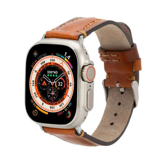 Jeffrey Leather Bands for Apple Watch 9, Ultra 2 & SE by TORONATA
