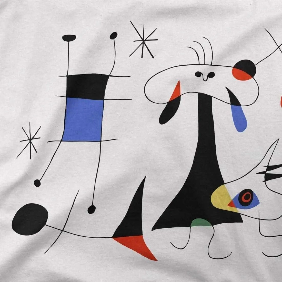 Joan Miro El Sol (The Sun) 1949 artwork t-shirt by Art-O-Rama Shop