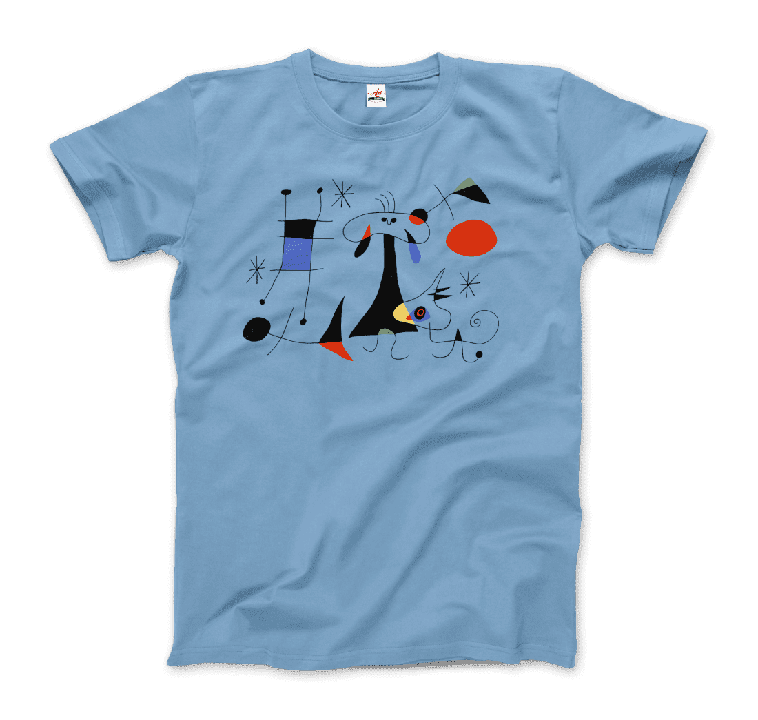 Joan Miro El Sol (The Sun) 1949 artwork t-shirt by Art-O-Rama Shop