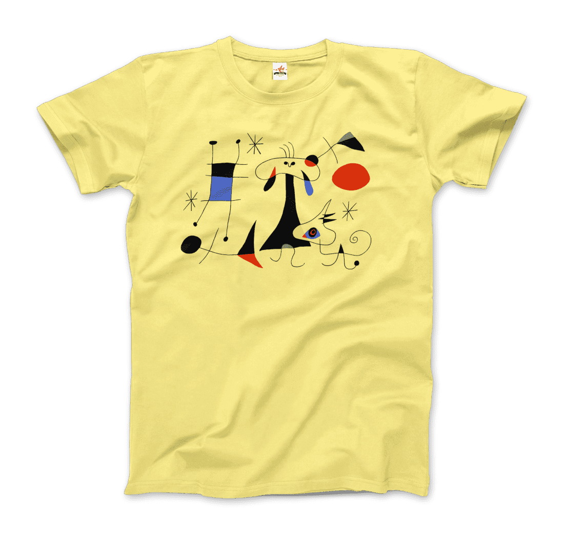 Joan Miro El Sol (The Sun) 1949 artwork t-shirt by Art-O-Rama Shop