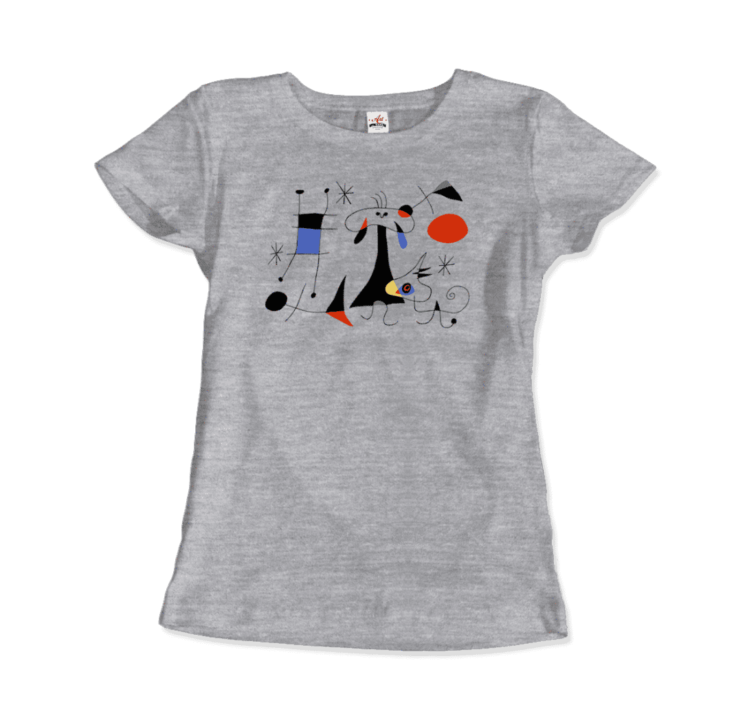 Joan Miro El Sol (The Sun) 1949 artwork t-shirt by Art-O-Rama Shop