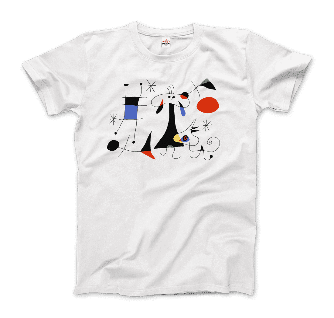 Joan Miro El Sol (The Sun) 1949 artwork t-shirt by Art-O-Rama Shop