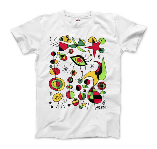 Joan Miro Peces de Colores (Colorful Fish) artwork t-shirt by Art-O-Rama Shop