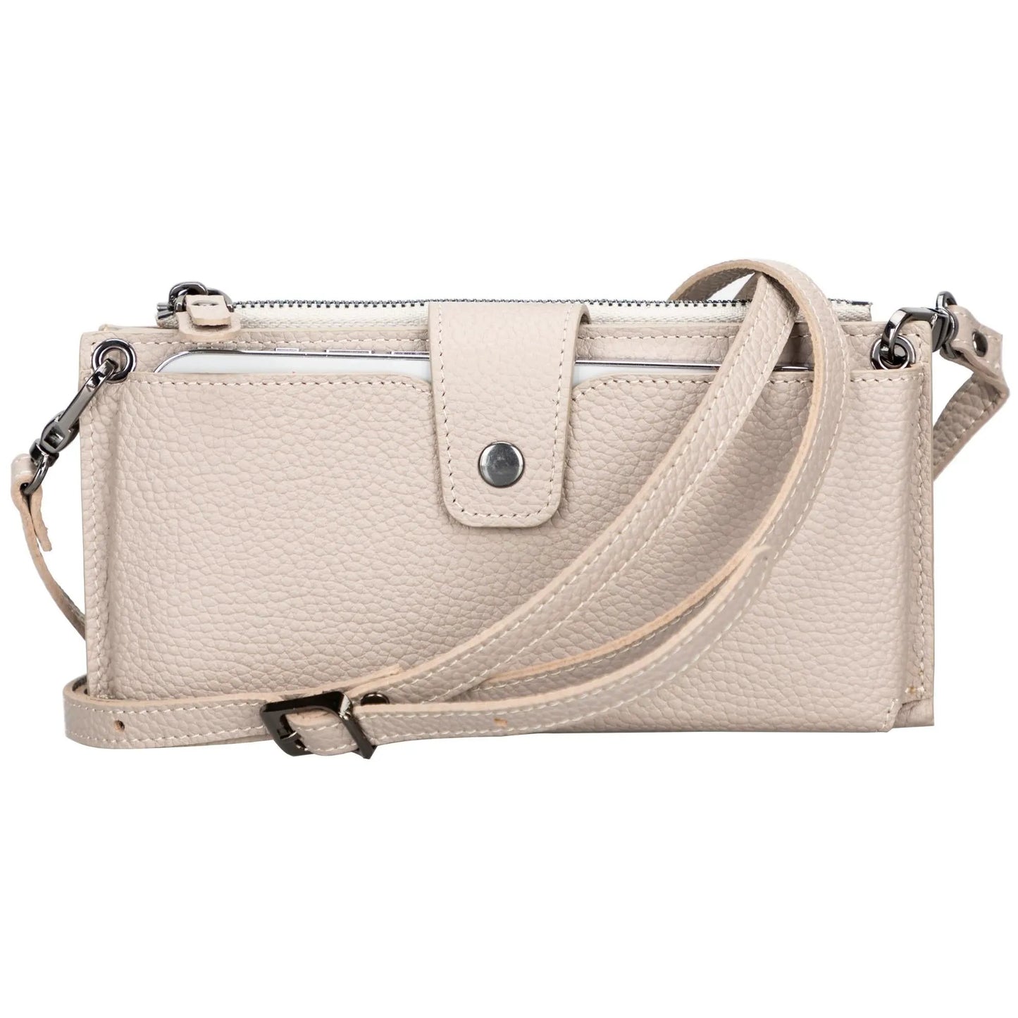 Kaycee Leather Women's Cell Phone Wallet with Strap by Partner Label