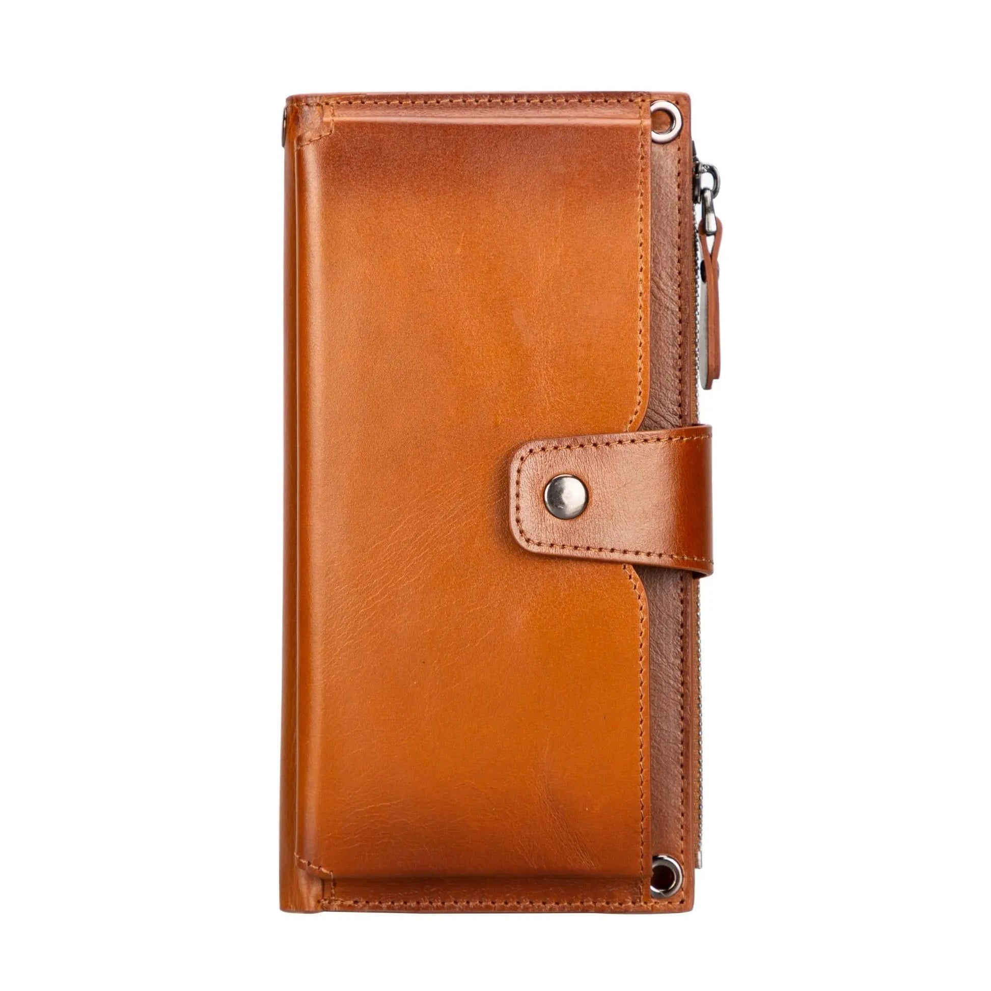 Kaycee Leather Women's Cell Phone Wallet with Strap by Partner Label