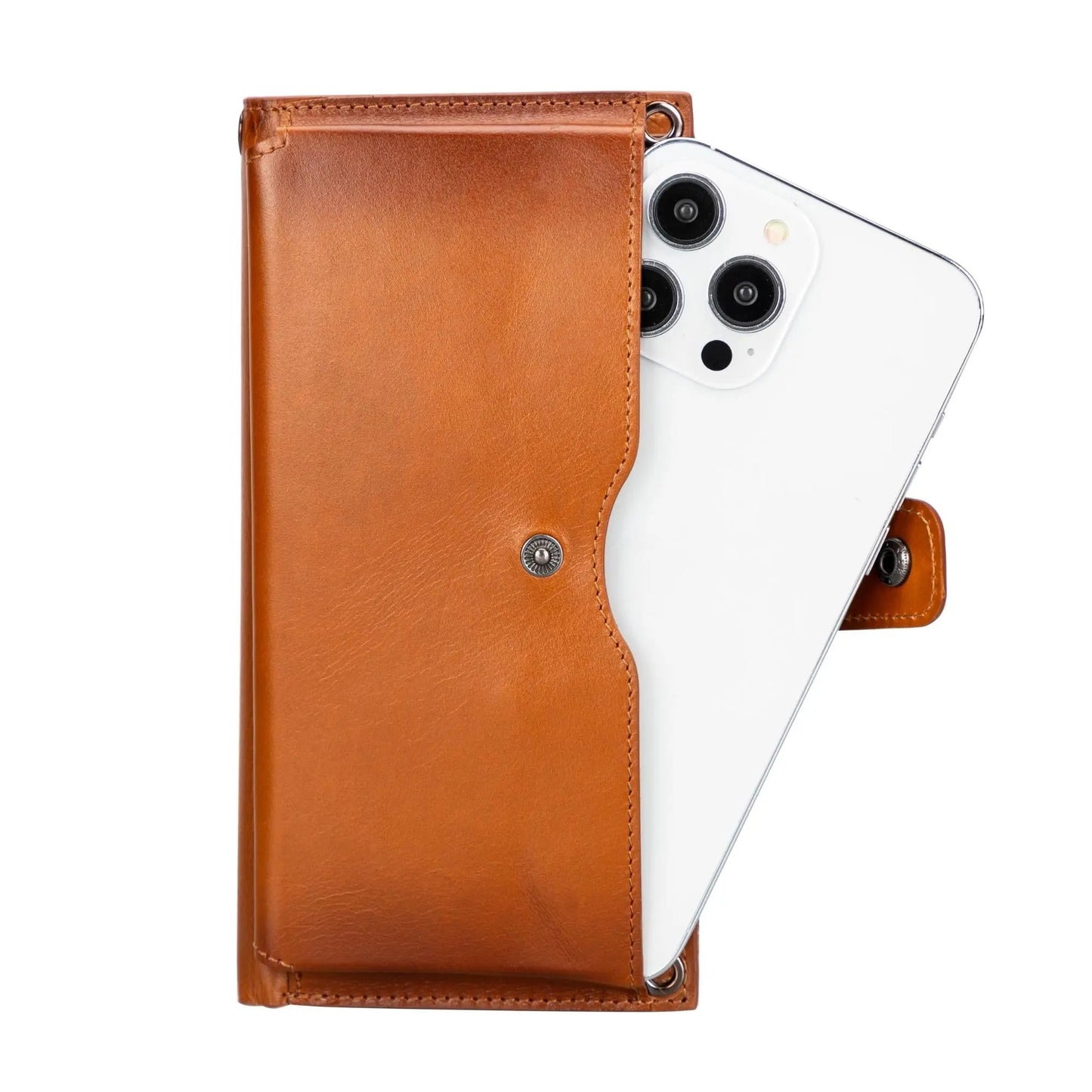 Kaycee Leather Women's Cell Phone Wallet with Strap by Partner Label