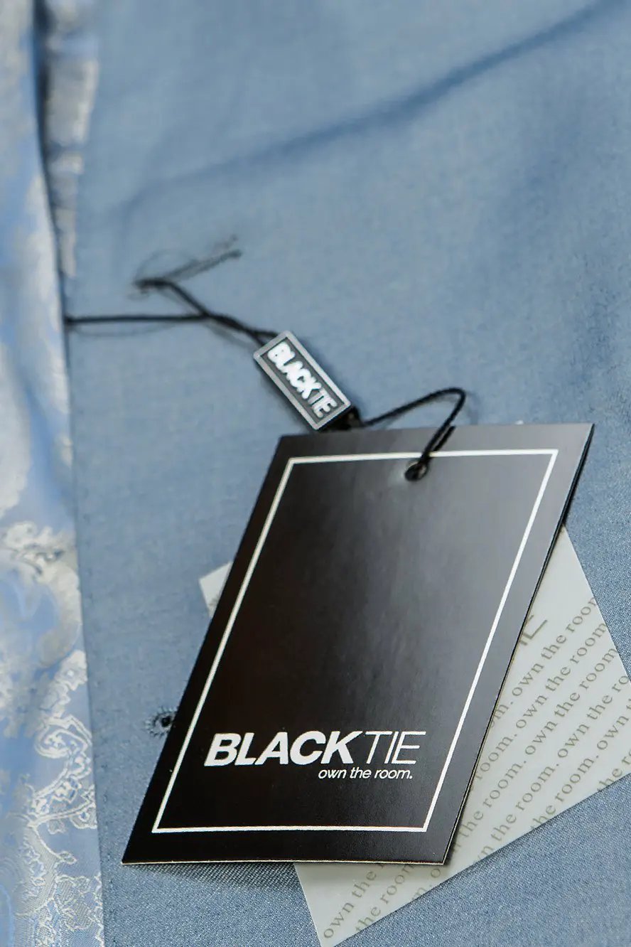 "Kennedy" Light Blue Suit Jacket by Tux-USA