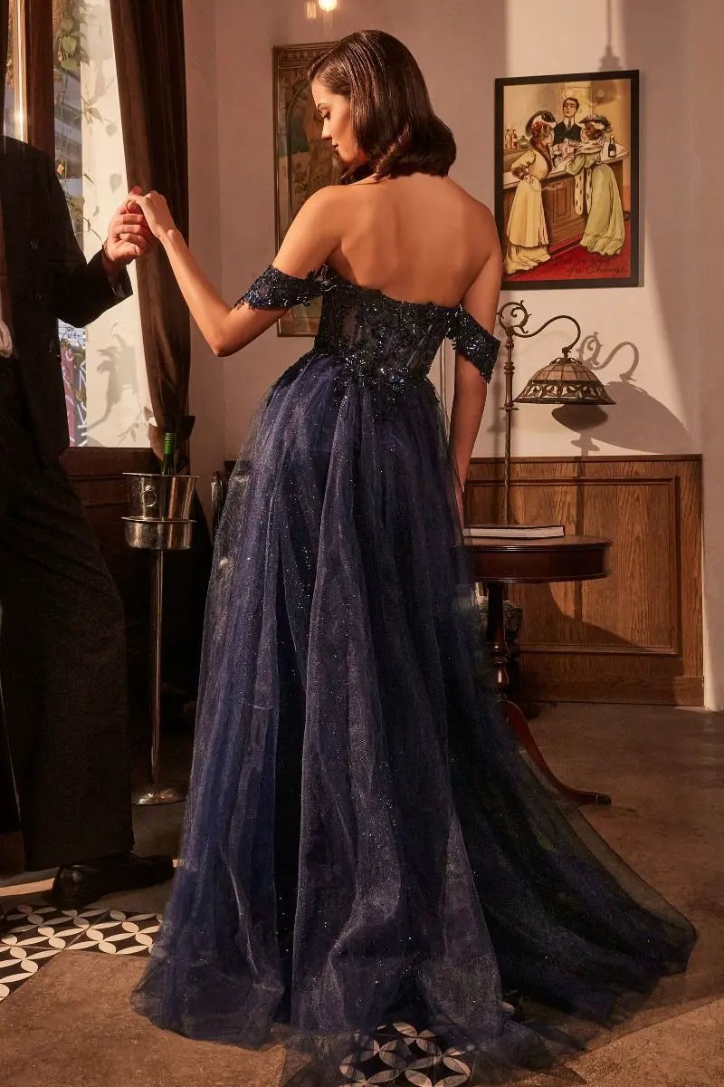 Layered Tulle A-Line Dress by Tux-USA