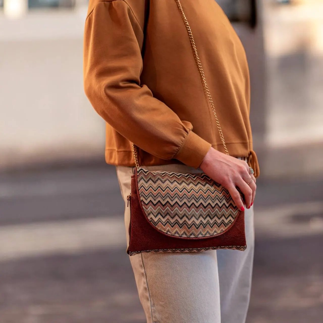 Bag Jane (big), vegan, artificial leather, 4 in 1 by La Moda Me