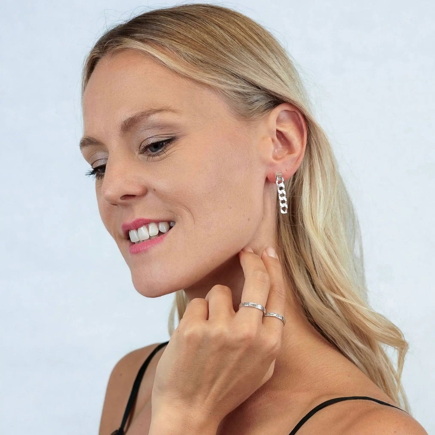Earrings Braided snakes by La Moda Me