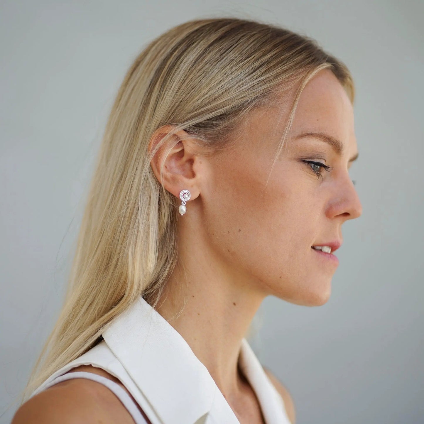 Earrings Maze - Geometric Maze Design by La Moda Me