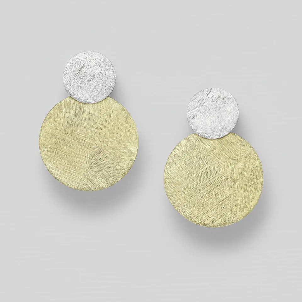 Earrings Moon - Sterling Silver Crescent Moon Earrings by La Moda Me