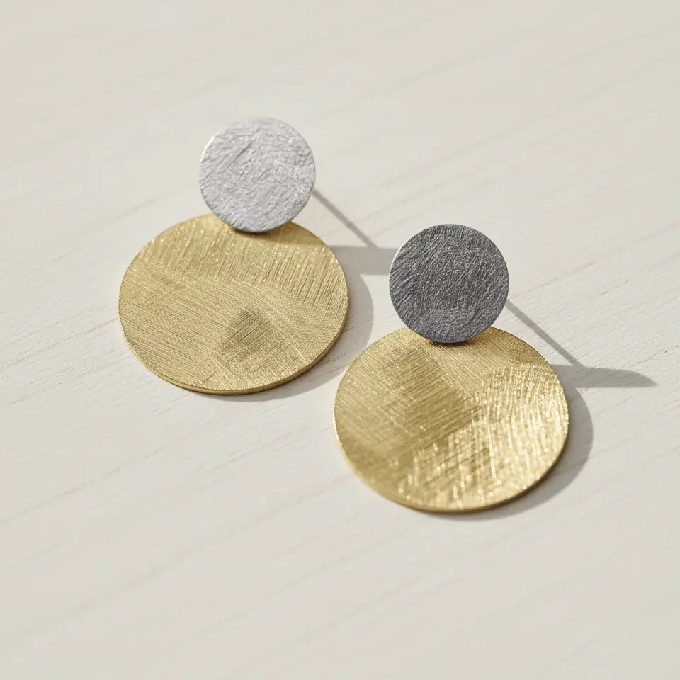Earrings Moon - Sterling Silver Crescent Moon Earrings by La Moda Me