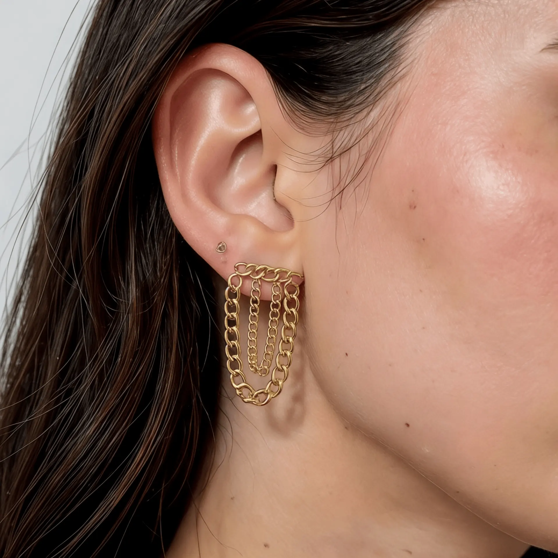Earrings Romy - Gold Plated Elegant Earrings by La Moda Me